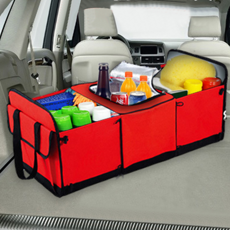 Universal Car Storage Organizer Trunk Collapsible Toys Food Storage Truck Cargo Container Bags Box Black Car Stowing Tidying