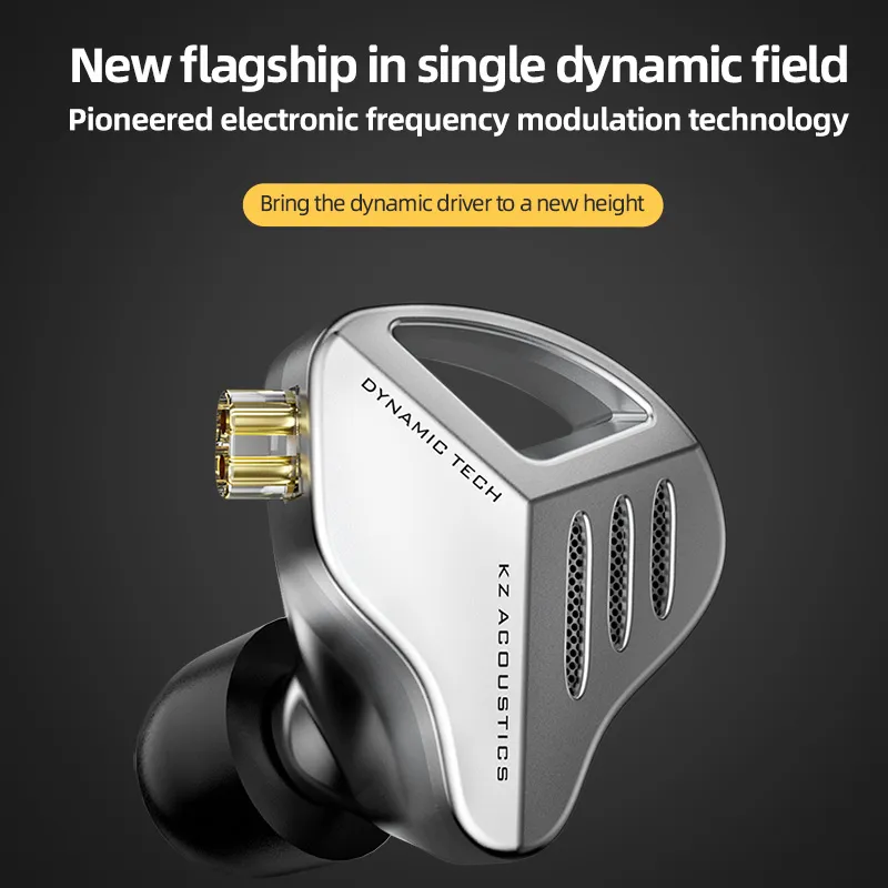 KZ ZVX In-ear Koptelefoon - Hi-Fi Bas - Sport Noise Cancelling - Bedraad Metaal