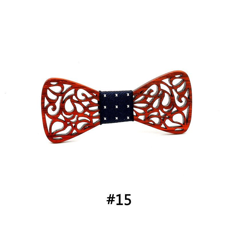 Kinderen jongens houten strikken voor kinderen strikken vlinder stropdas hout mooie bruiloft feest stropdassen gravata borboleta: 15