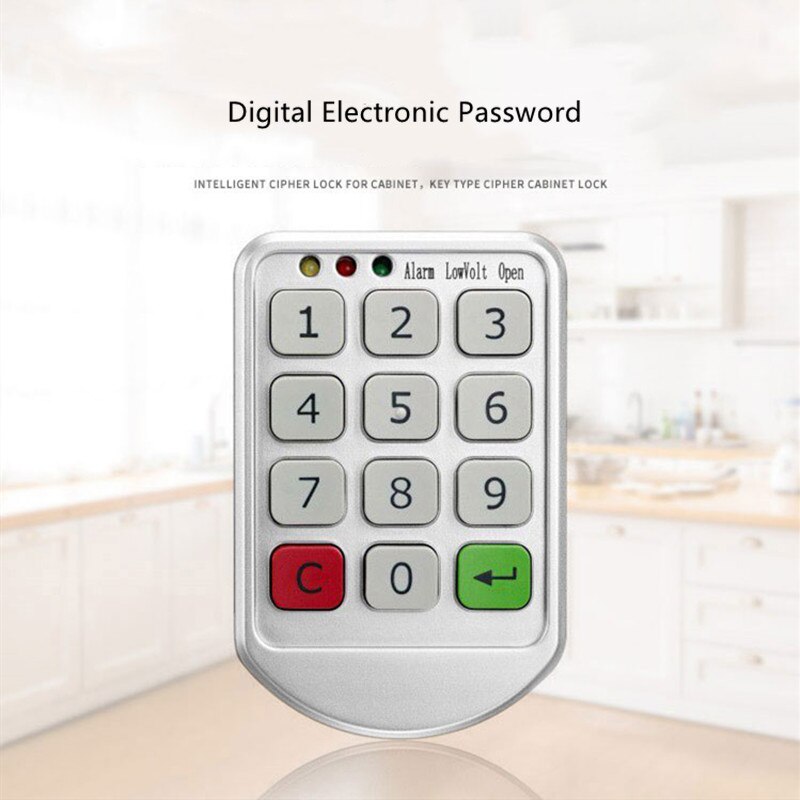 Intelligent Electronic Door Code Lock Digital Password Keypad Number Cabinet Drawer Door Code Lock Storage Cabinet Security Lock