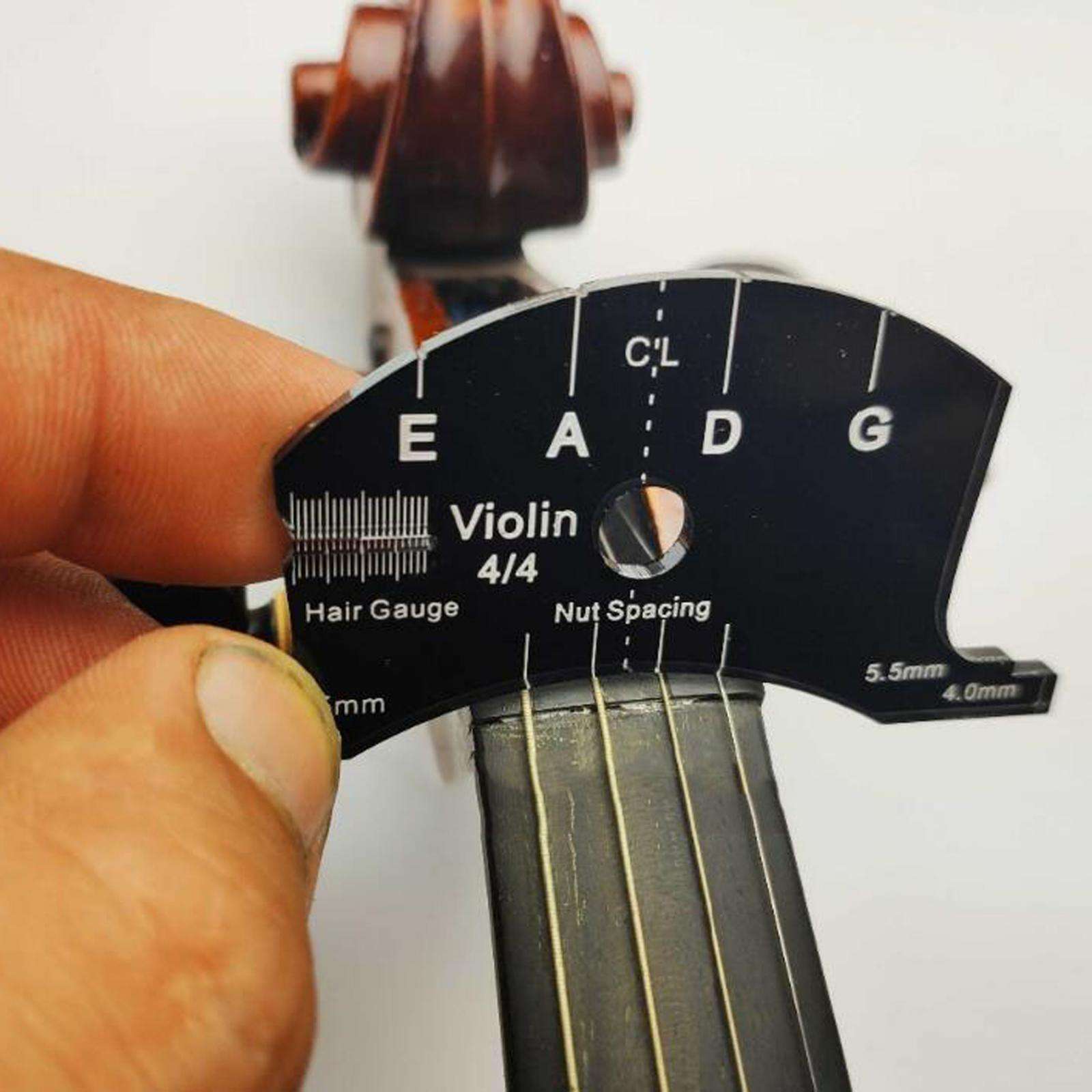 Violin Bridges Multifunctional Mold Template 1/2 3/4 4/4 Violin Bridges Repair Reference Fingerboard Scraper Making