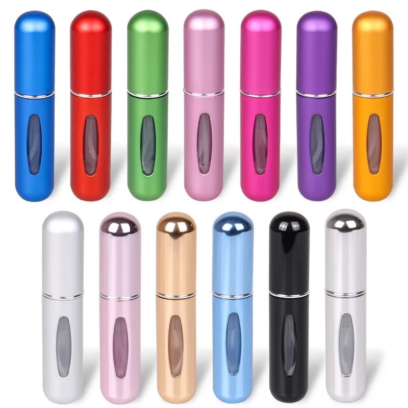 5/10ml bundfyldende pumpe parfume genopfyldelig sprayflaske mini bærbar tom kosmetikbeholdere forstøver flaske rejse