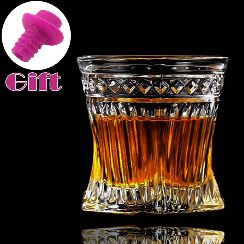 European style whiskey glass home glass wine glass crystal wine glass bar spirit glass beer glass wine set good: F