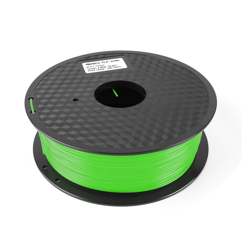 Groene Pla Filament1.75mm 1Kg Kleur Dimensionale Nauwkeurigheid +/-0.02Mm Filament 3d Printer Voor 3D Printer 3D