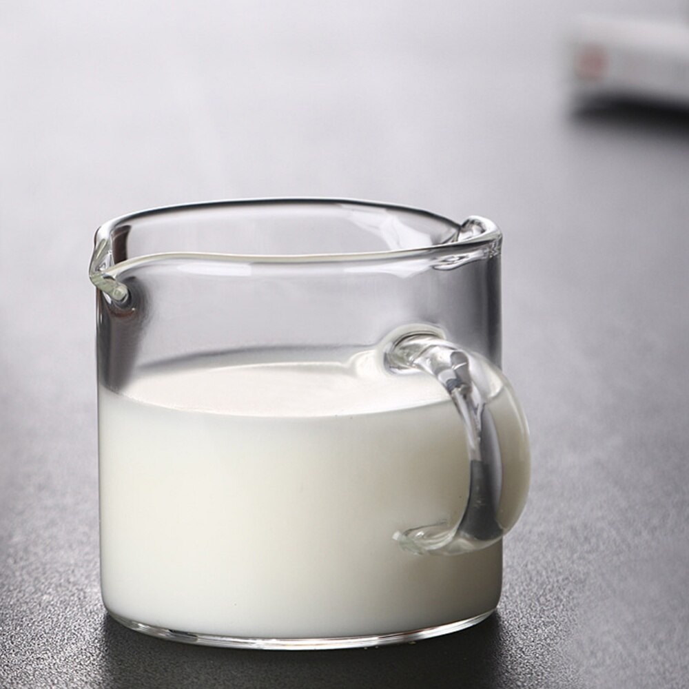 Taza de vidrio transparente de borosilicato alto, taza de cristal para café, té, zumo, leche, copa de vidrio para vino: With handle