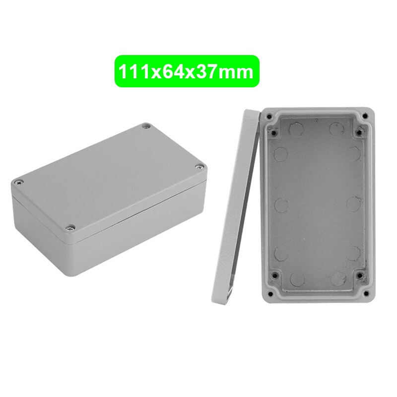 Industry IP66 Waterproof Cast Aluminum Junction Box for electronic project Outdoor Explosion-proof Electrical Enclosure Case: 111X64X37mm(LxWxH)