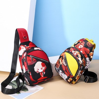 Borsa a tracolla stampata nuova moda donna marsupio 2022 borsa a tracolla borsa in nylon impermeabile borsa a tracolla nerka pochete