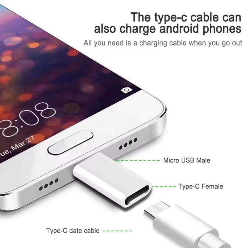 Donmeioy Micro Usb Otg Adapter Micro Usb Naar Usb Type C Voor Xiaomi Huawei Samsung Usb C Adapter Micro Usb otg DE6892