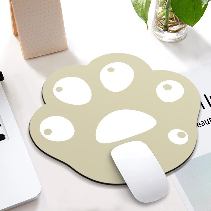 Kawaii Desk Pad Cute Mouse Pad Cat Pow Gaming Deskpad Desk Mats Office Accessories Mat for Mice Mouse Gamer: N