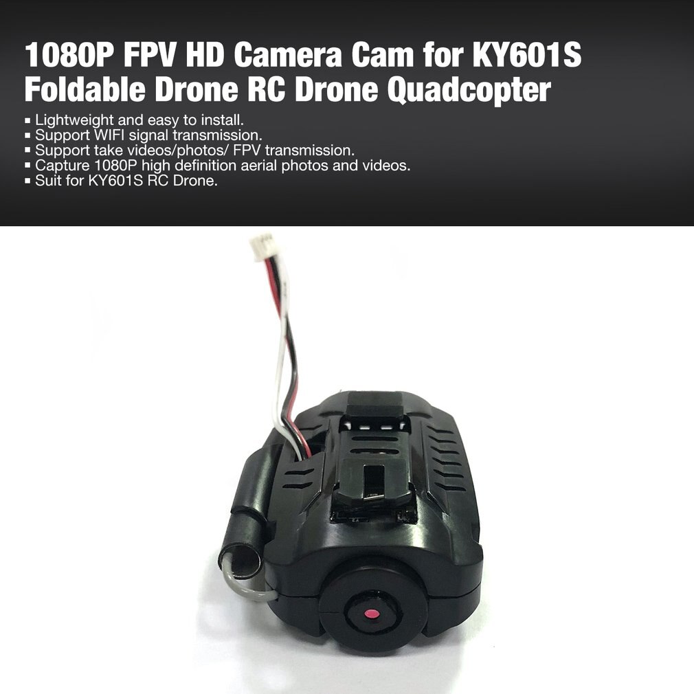 30w 1080p selfie fpv hd kamera cam til  ky601s foldbar drone fjernbetjening rc quadcopter uav luftfotografering