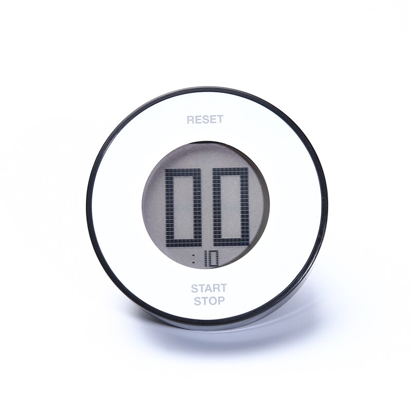 Kitchen Timer Clear Screen LCD Display 99 Minutes Strong Magnetic Countup Timer Home Rotating Timer Portable Kitchen Timer: Black