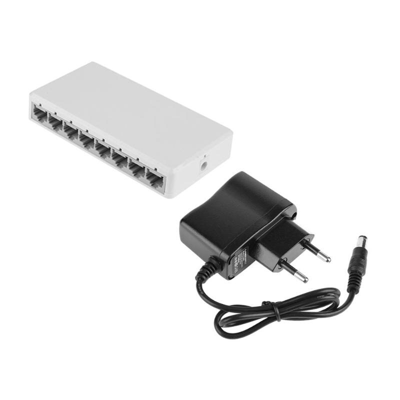 8 porte interruttore router Reti veloce Ethernet interruttore veloce Ethernet Lan 10/100 Mbps Ethernet interruttore per La Telecamera di Rete
