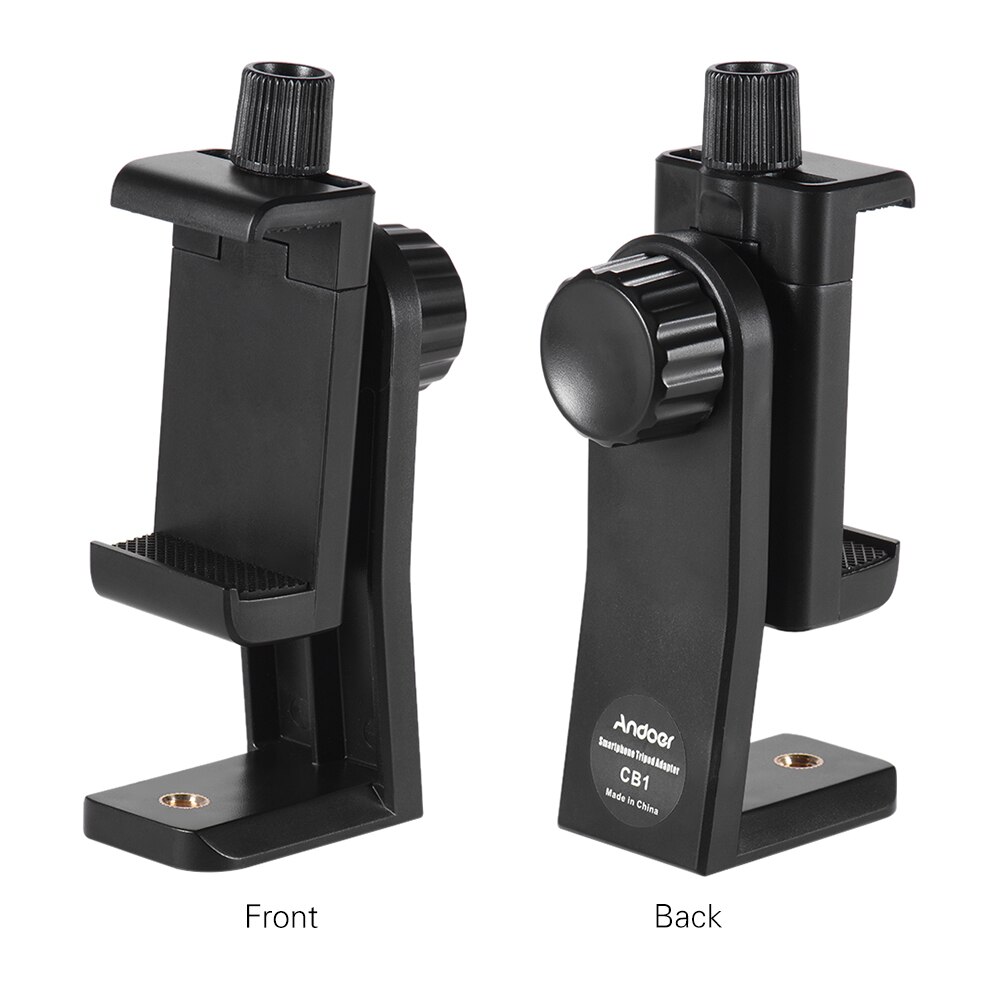Andoer CB1 Plastic Smartphone Phone Clip Holder Stand Support Clamp Frame Bracket Mount for iPhone 7/7s/6/6s etc. Selfie Video