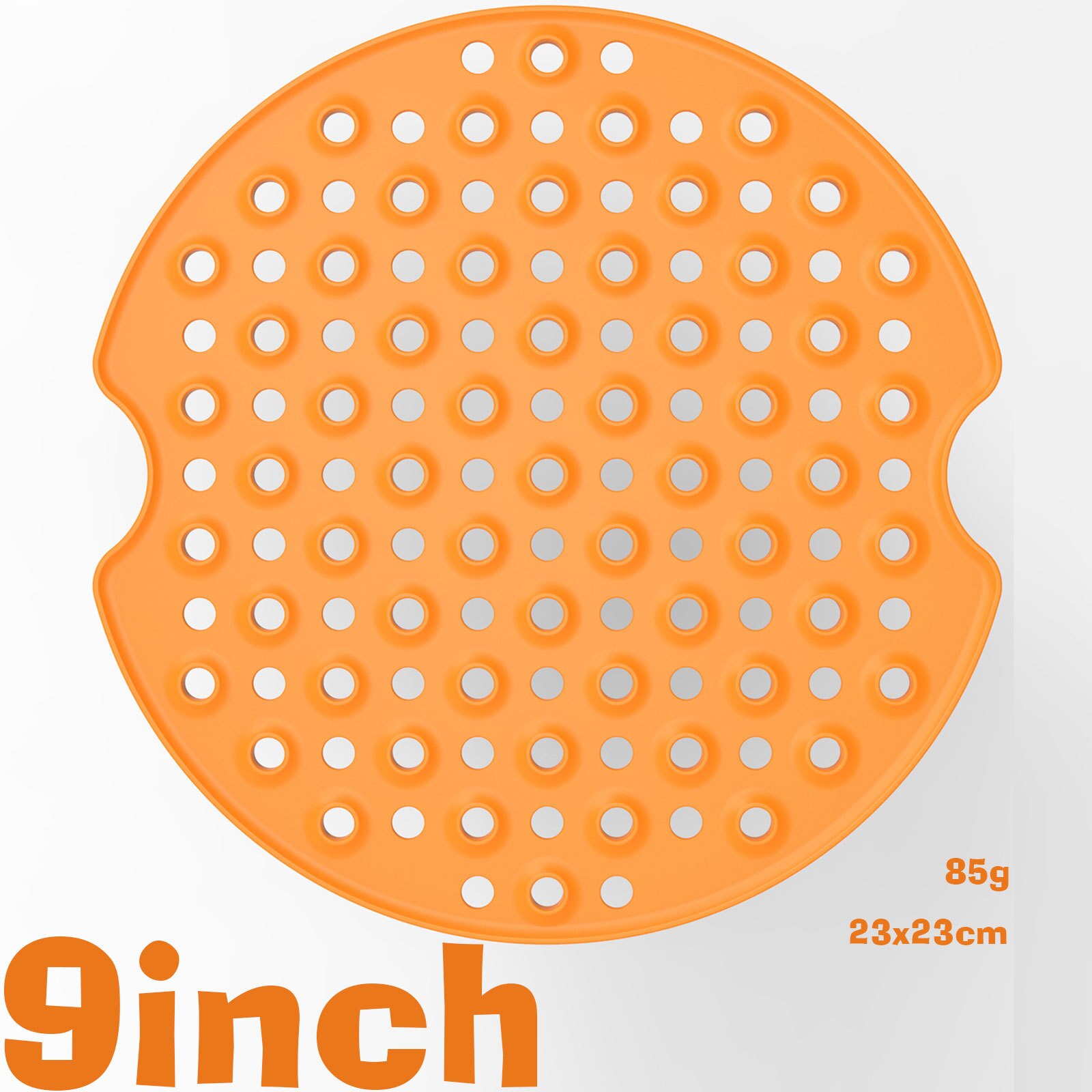 Air Fryer Liner Air Fryer Mat Food Grade Non-Stick Silicone Fryer Basket For 7.5~9-Inch Air Fryers Steamers Kitchen Accessories: 16