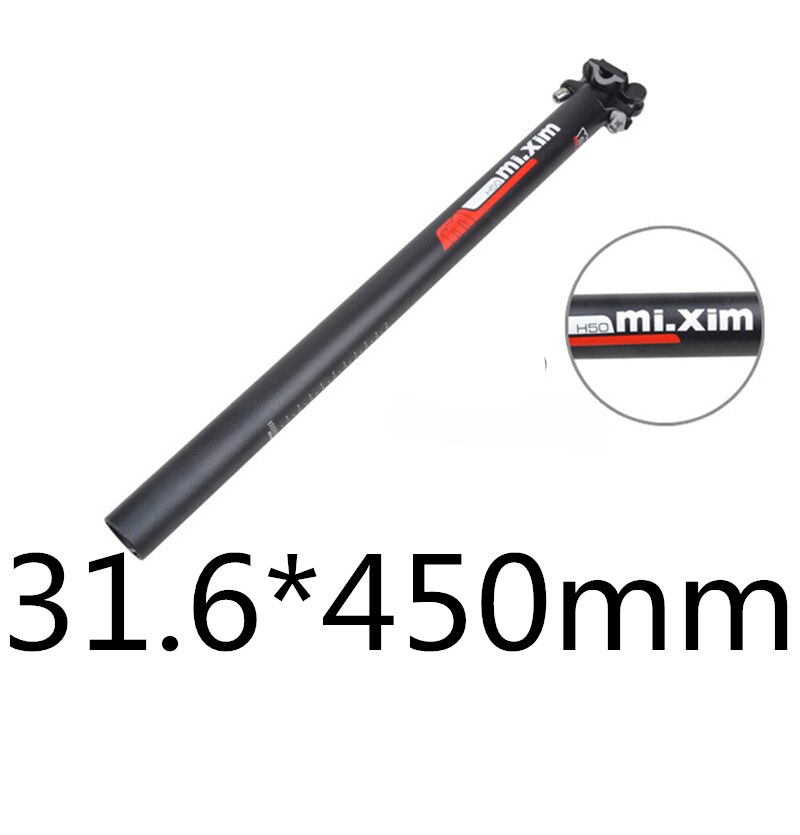 Aluminium Ultra Light Fiets Zadelpen GUB Lichtgewicht MTB Weg Mountainbike  Zadelpen 27.2/30.9/31.6 * 450mm Fiets Onderdelen – Grandado