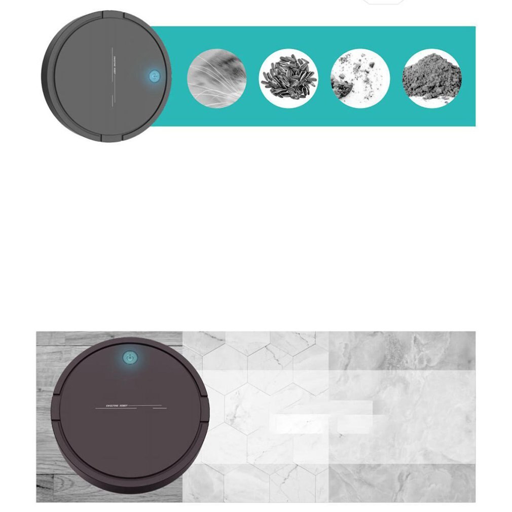 Intelligent Robot Vacuum Cleaner USB Charging Household Wireless Sweeping Robot Dust Hair Cleaning Vacuum Cleaner