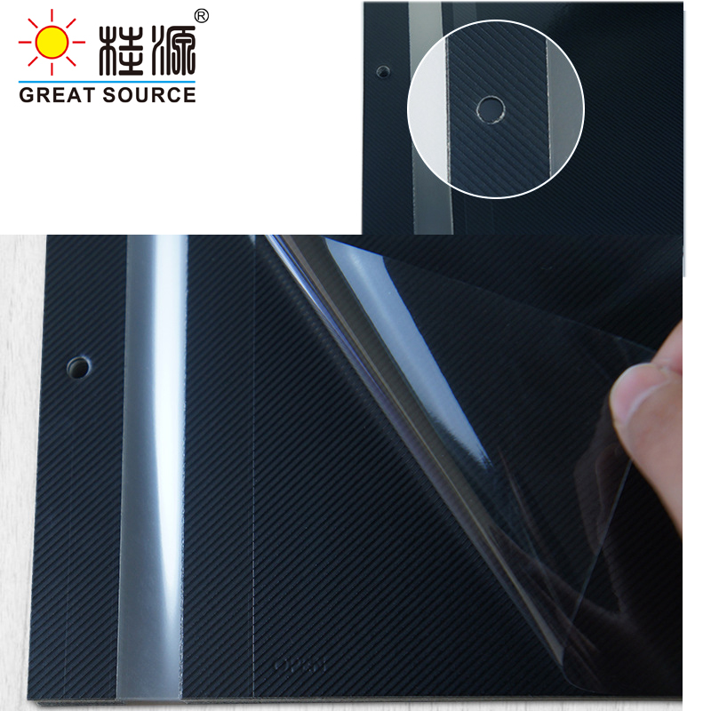 Lijm Fotoalbum Blad 12R Foto Blad W31.5 * H32.5cm(12.402 "* 12.795") 4 Gaten Voor Ringband Map (15 Vellen)