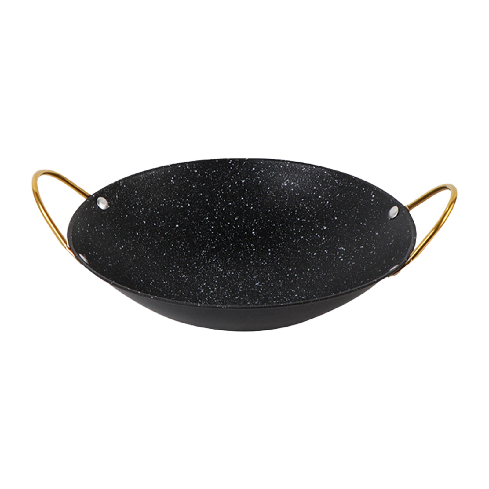 Bar Japanese Style Hotpot Kitchen Spill-proof Maifan Stone Double Ear Wok Restaurant Seafood Pot Cooking Dry Non Stick