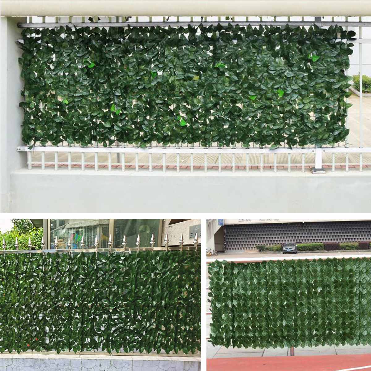 0.5/1/3m Artificial Leaf Privacy Fence Roll Wall Landscaping Fence Privacy Fence Screen Outdoor Garden Backyard Balcony Fence