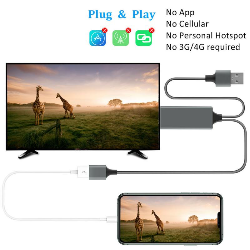 HDMI Mirroring Cable Micro USB To HDMI TV Cable Adapter Mirror HD 1080P OTG MHL Charger Cable For Samsung Galaxy Tablet Android