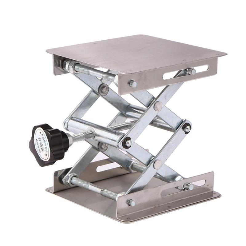 Aluminum Router Lift Table Woodworking Engraving Lab Lifting Stand Rack Adjustable Height Lift Platform for Woodworking Tables