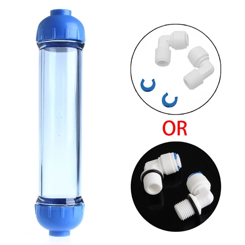 Water Filter Housing DIY Fill T33 Shell Filter Tube Transparent Reverse Osmosis