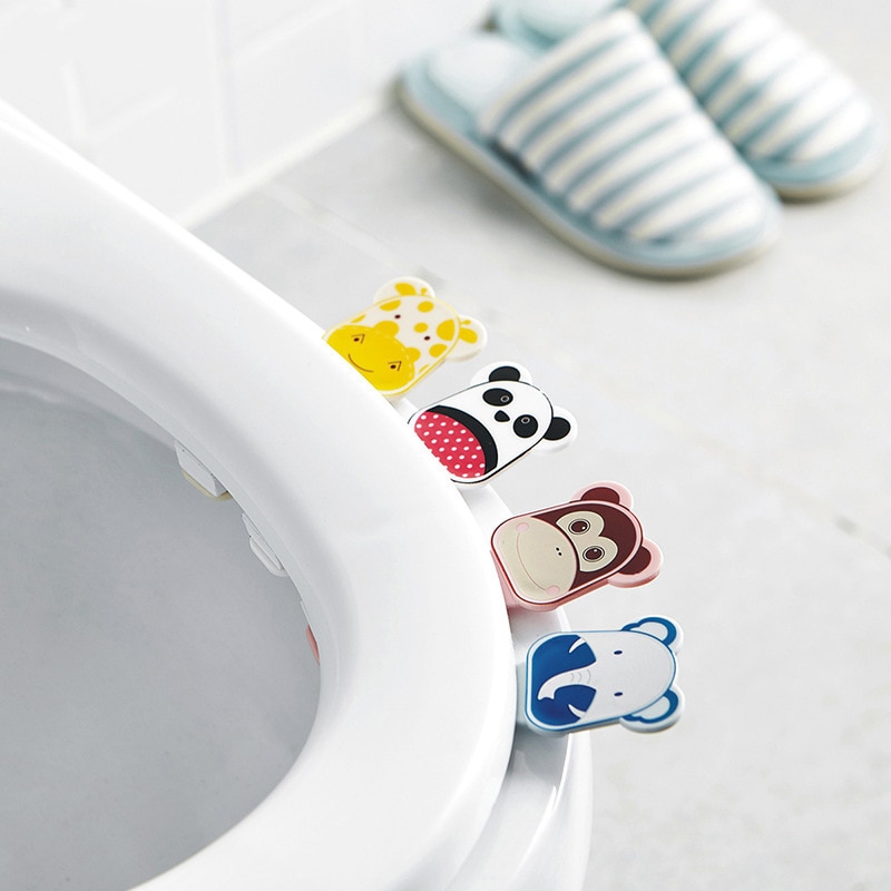 Söpö yksinkertainen wc-kannen nostolaite kahva istuinnostimet kylpyhuonelaite manuaalinen nostin kannettava kahva kylpyhuoneen istuin