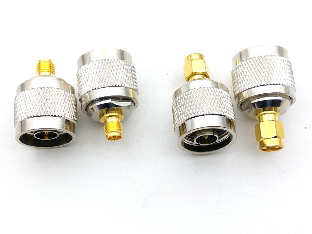 20PCS copper N male plug to SMA CONNECTOR N TO RP-SMA Plug Coaxial Adapter connector