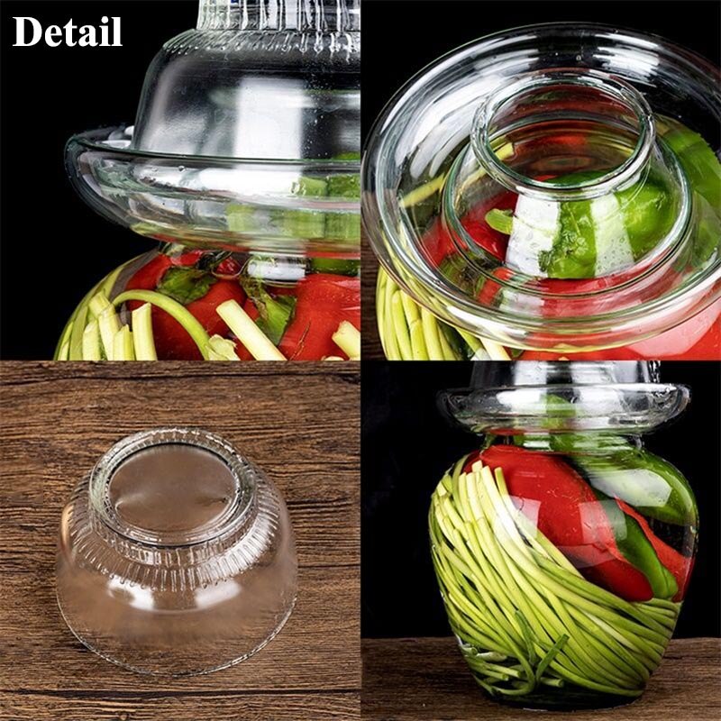 2.5kg syltetøjsglas kimchi krukker japansk koreansk syltet beholder kinesiske traditionelle grøntsager gæringstank
