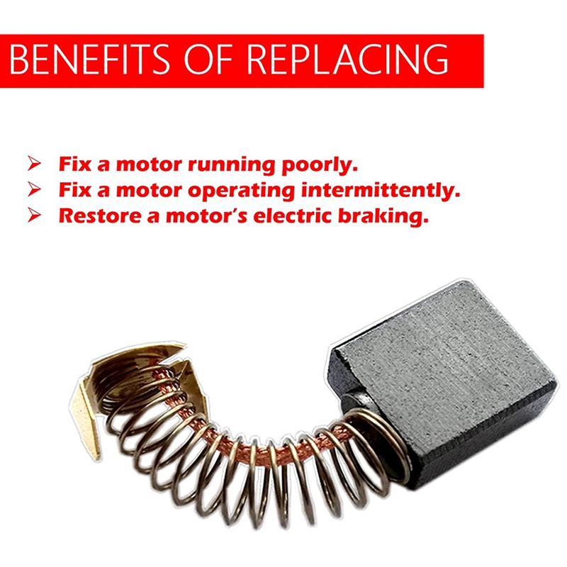 6-Pack Cb-157 Koolborstels Vervanging Koolborstels Voor Makita 181048-2,181047-4,194986-9,957805410 en Meer