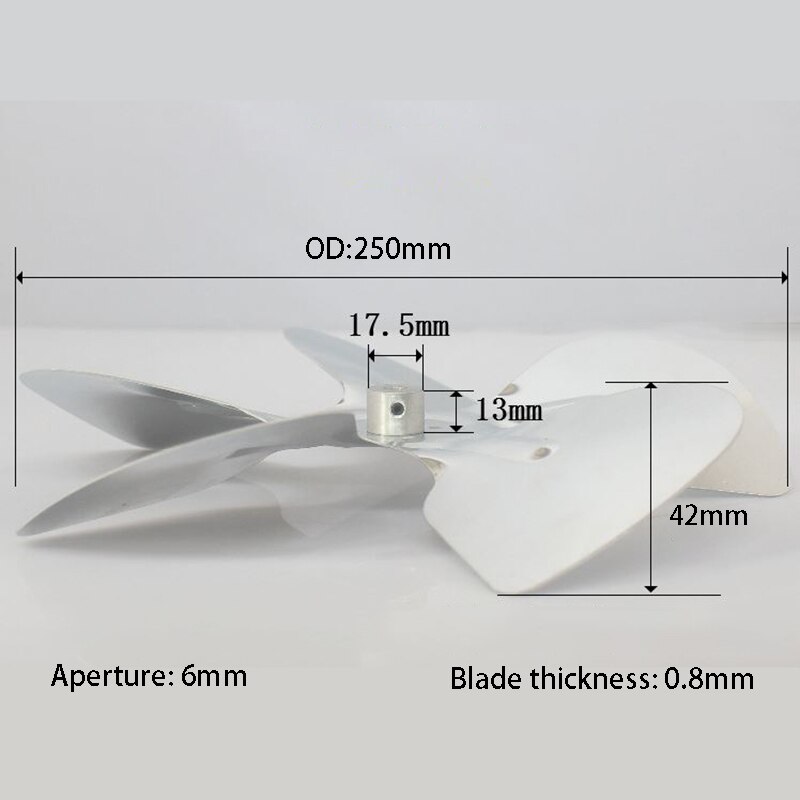 Indutrial Vacuum Cleaner Parts motor fan blade DIY: 250X6