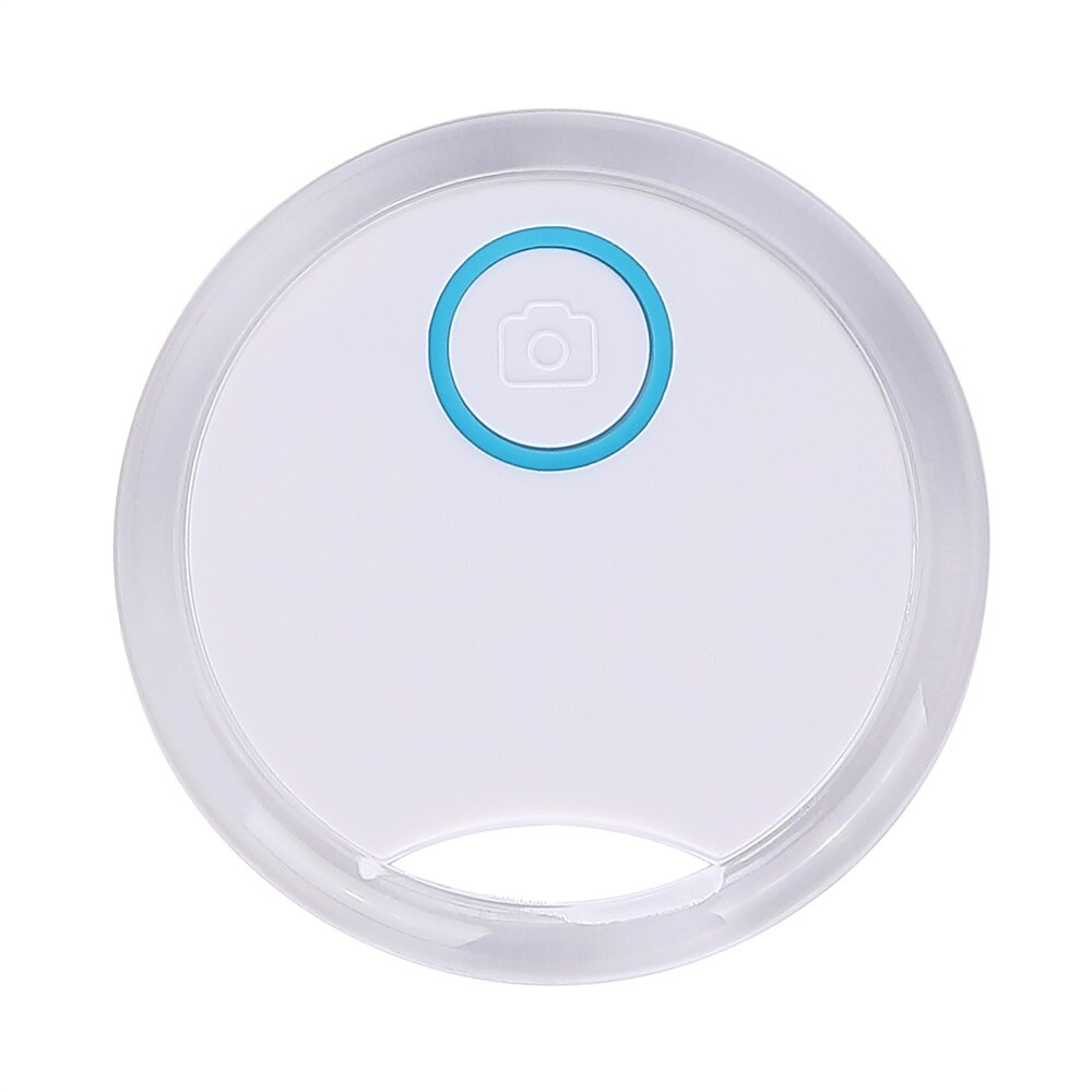 1Pcs Mini Tracking Apparaat Anti-Verloren Alarm S8 Ronde Bluetooth Smart Tracker Kind Finder Pet Tracker Draadloze Twee-Manier Locator: WHITE
