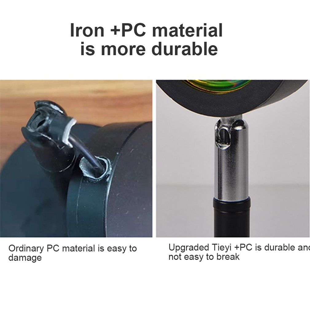 Zonsondergang Projectie Nachtverlichting Live-uitzending Achtergrond Als Galaxy Projector Sfeer Regenboog Lamp Slaapkamer Decoratie