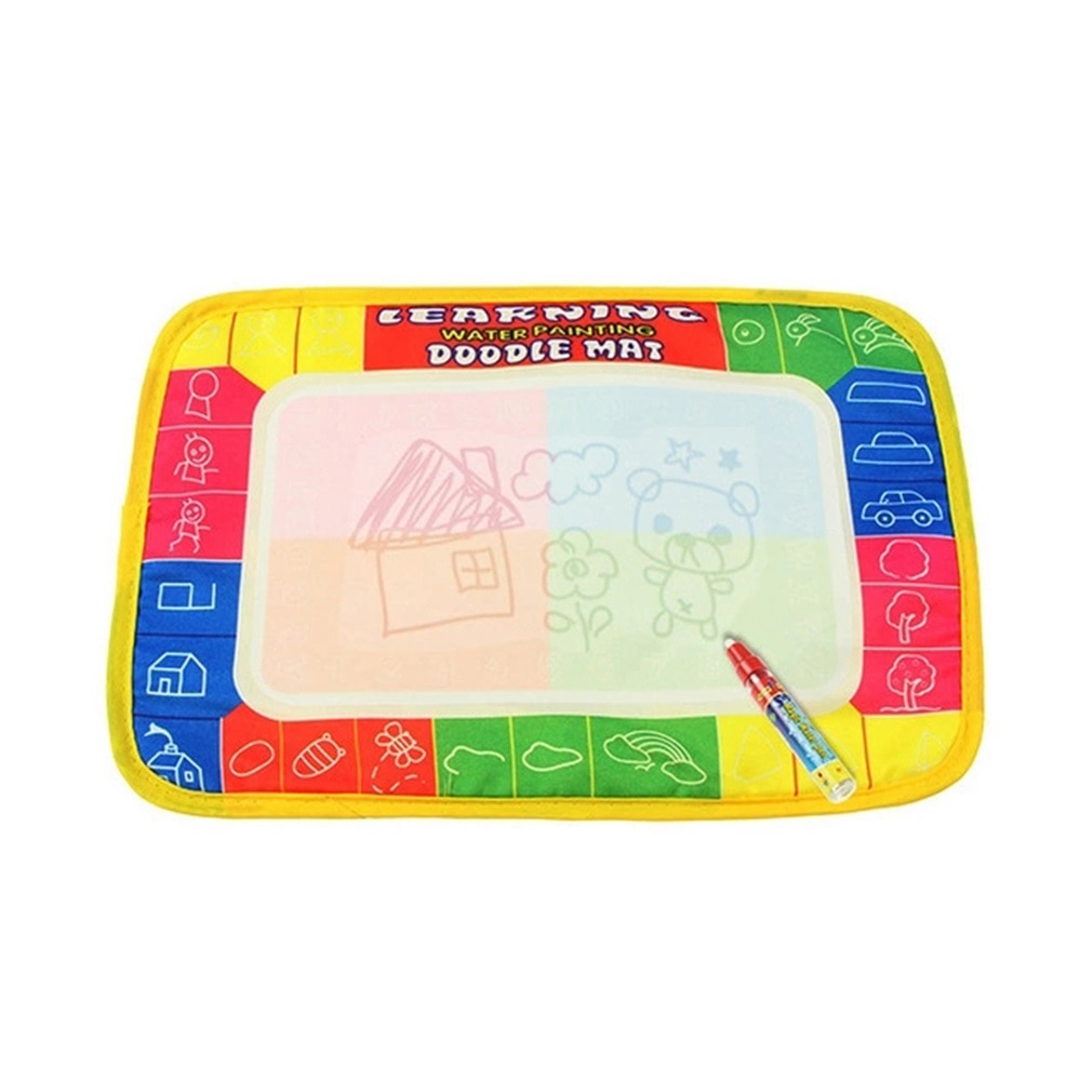 Ocday baby børn vand tegnebræt med kuglepen doodle maleri billede vand tegning legemåtte tegnelegetøj til børn