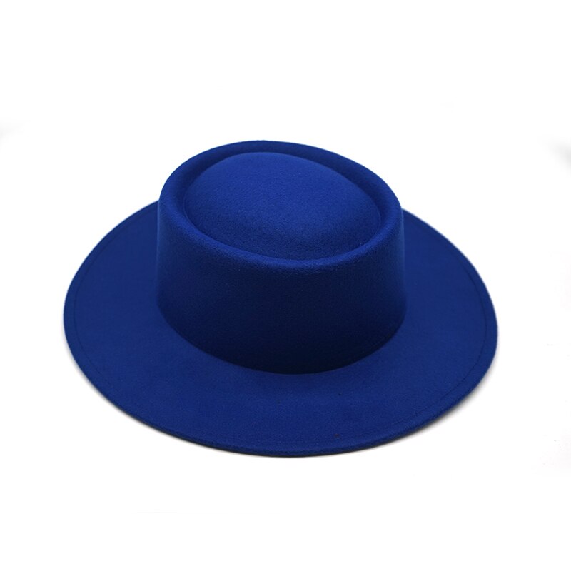 Winter Autumn Women Men Ladies Fedoras Top Jazz Hat Big side hats European American Round Caps Bowler Hats Feminino Gorra: 2