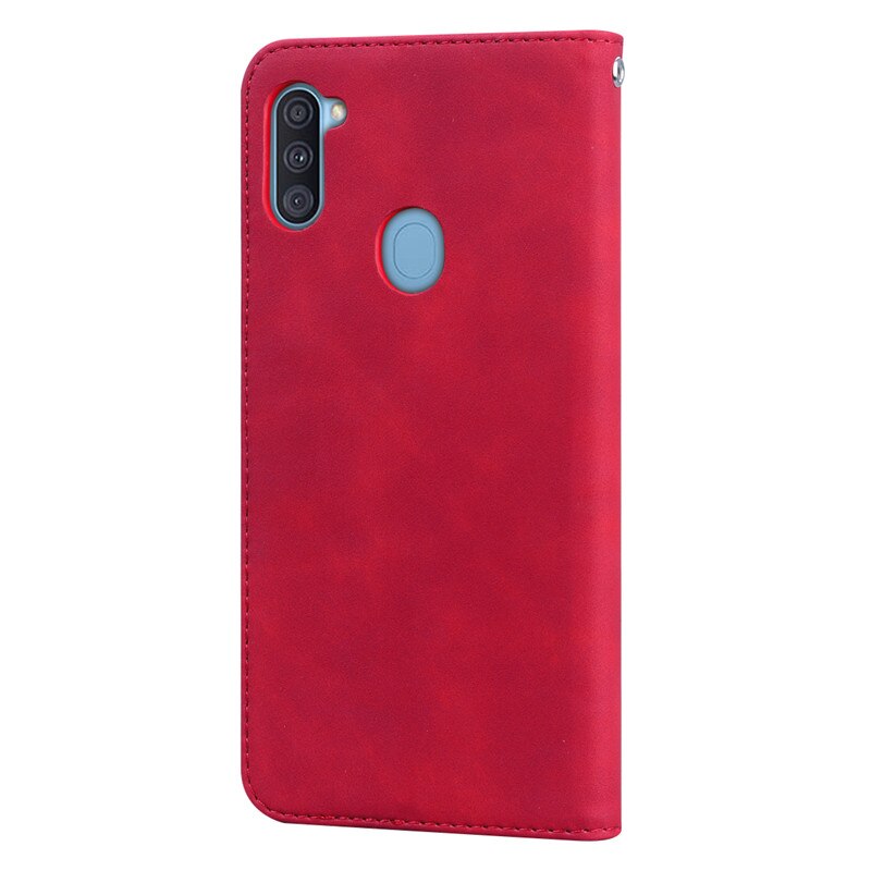 Para Samsung Galaxy A11 Case Carteira de Couro Capa Para Telefone Magnético Para Samsung A11 A 11 A115 SM-A115F Flip Case Coque Fundas