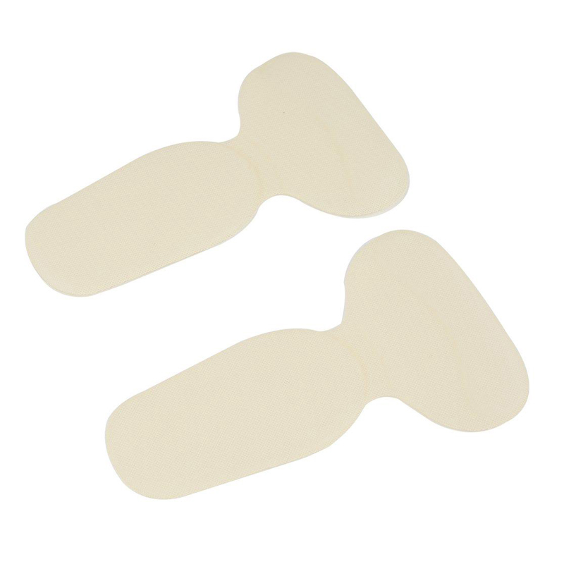 1 par blød t-formet højhæl greb foring bue støtte ortotiske skoindsatser indlægssåler fodhælbeskytter pude puder til kvinder: Beige