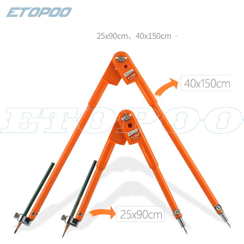 Circular Marking Tool Line Gauge Distance Woodworking Compasss Marking Scribing Craft Layout Tool 90/150cm Diameter