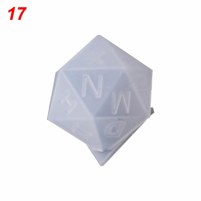 Würfel form DIY Kristall Epoxy Form Würfel Filet Form Multi-spec Digitale Spiel Silikon Form Würfel Machen Form epoxy harz formen: 17