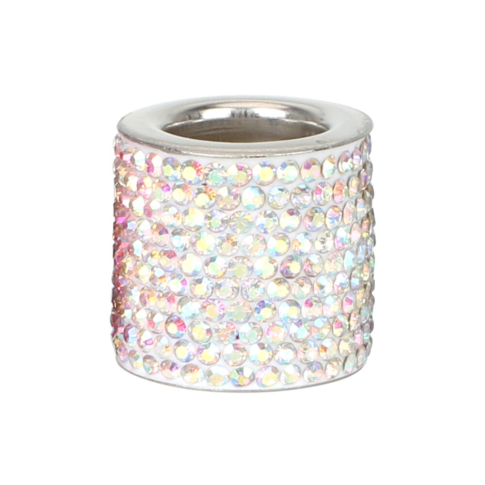 Yosolo 1 kpl istuintanko timanttisormus auton muotoilu auton koriste bling jäinen kristalli auton istuin niskatuki kaulus sisustuslista: Värikäs