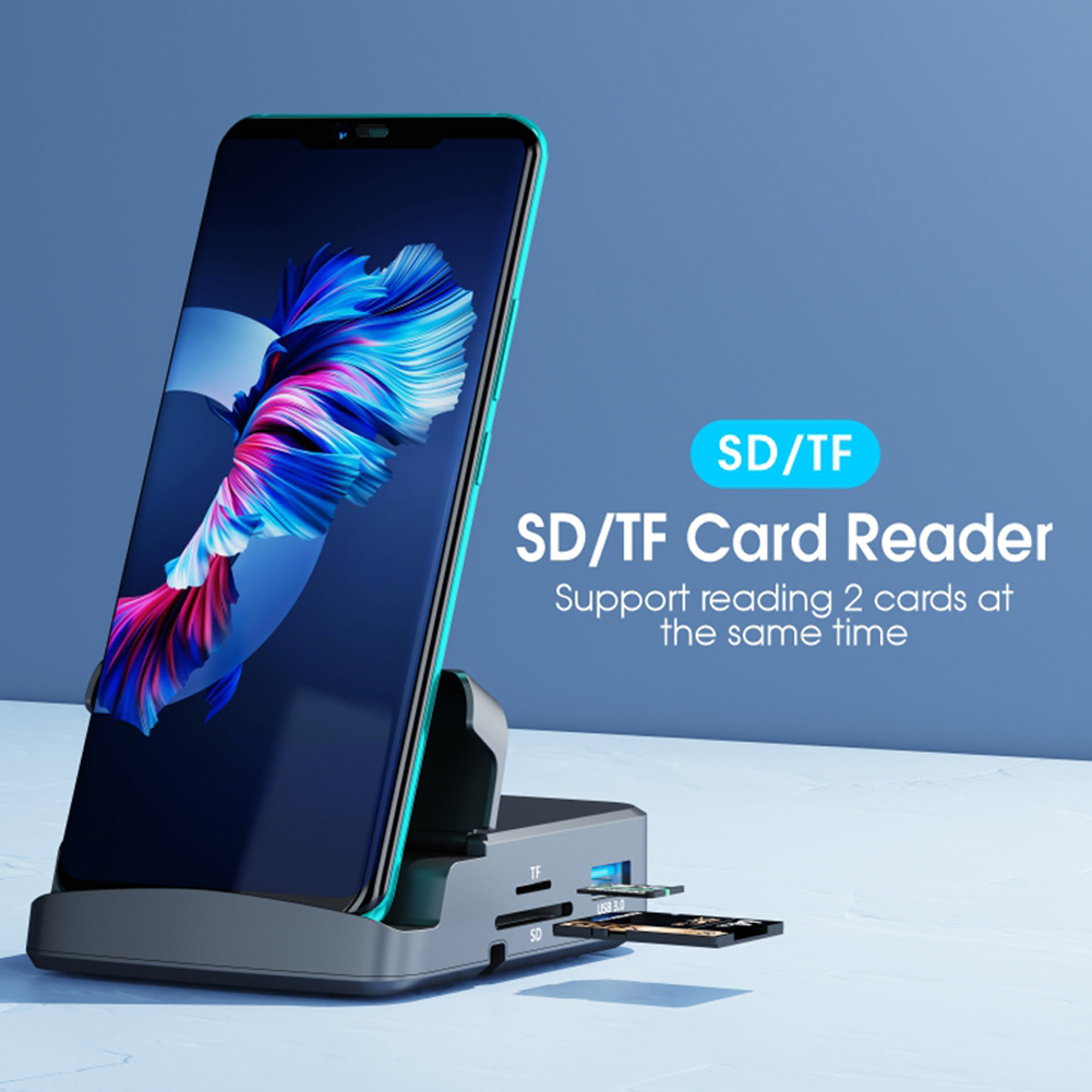 Portable Game Console Docking Station for NS with HDMI-Compatible Adapter Rack 4K TV Converter Power Charging Stand Replacement