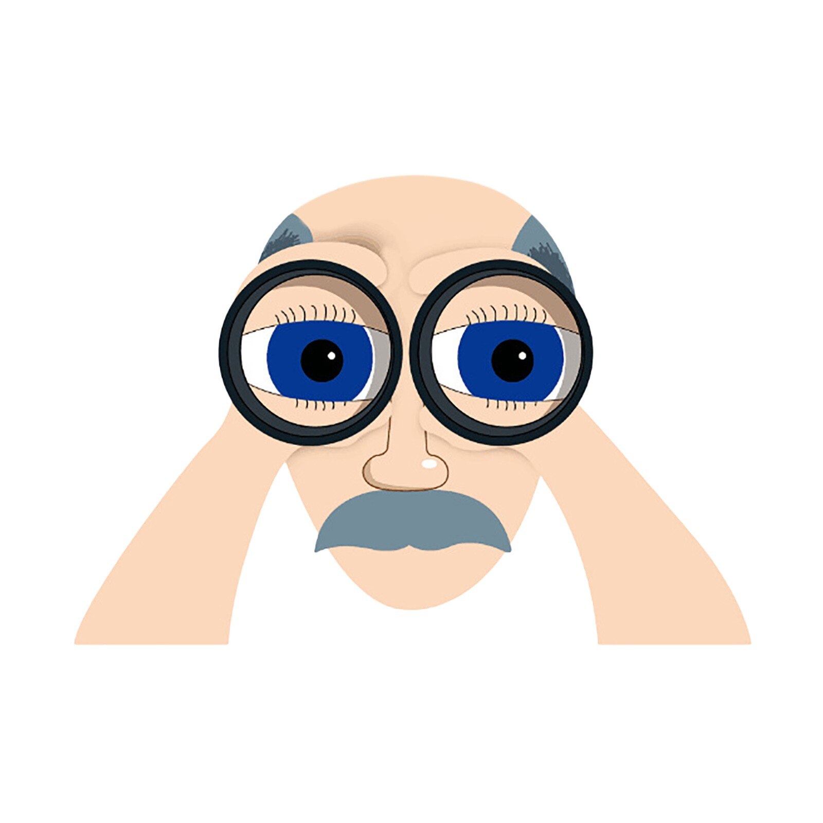 Funny Fence Decoration Nosy Old Man And Lady Lifelike Peeking Old Man And Lady Garden Fence Courtyard Fence Art Decora Crafts: A