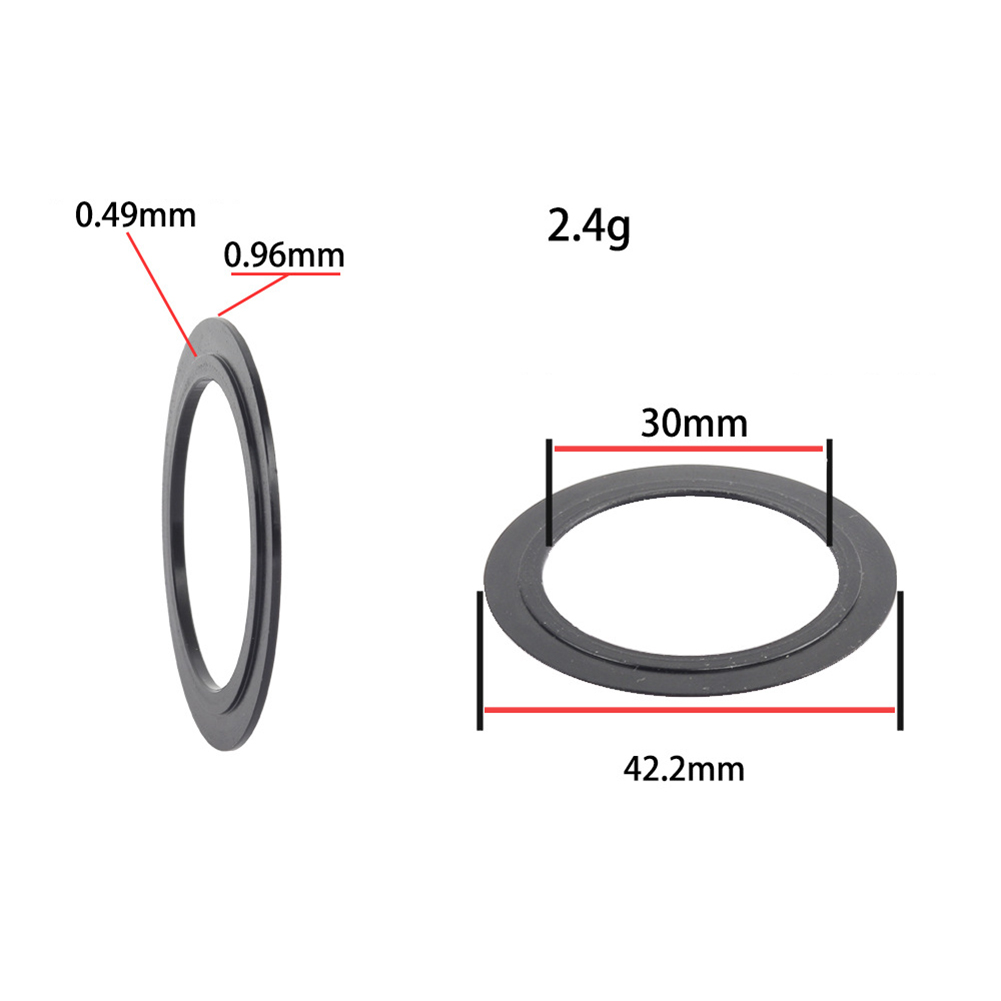 1pc Fahrrad Tretlager Adapter Fahrrad Seite Abdeckung Patcher Für DUB Für BSA BB Fahrrad Tretlager Adapter Zubehör: Licht Grau
