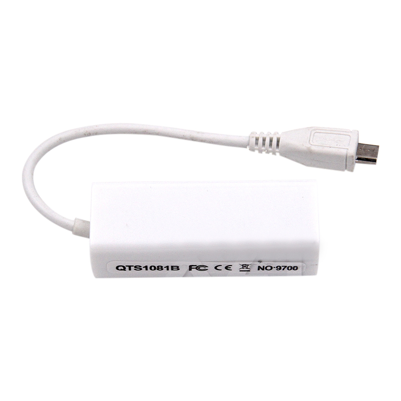 1 stücke Mikro USB 2,0 5 Stift zu Ethernet 10/100 M RJ45 Netzwerk Lan kabel Adapter Karte Mikro usb zu lan karte Stecker Für Tablette