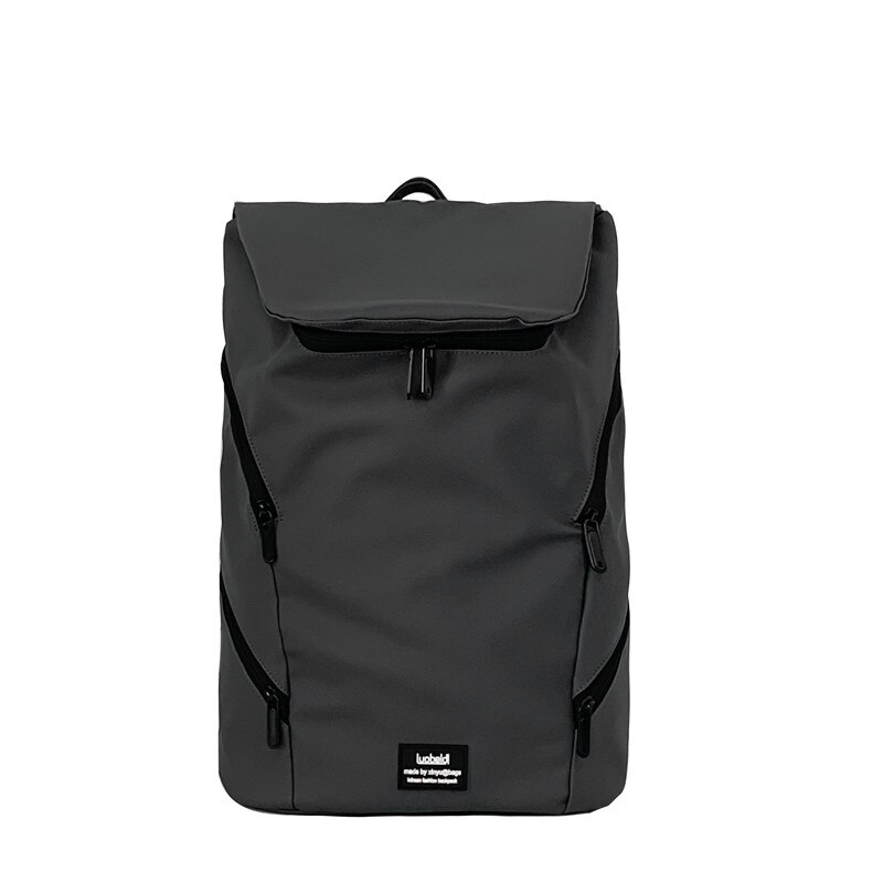 Unisex-trendrucksack, schlichter, robuster herrenrucksack, wasserabweisend beschichtet, reiserucksack, lässiger schulrucksack für herren: Grau
