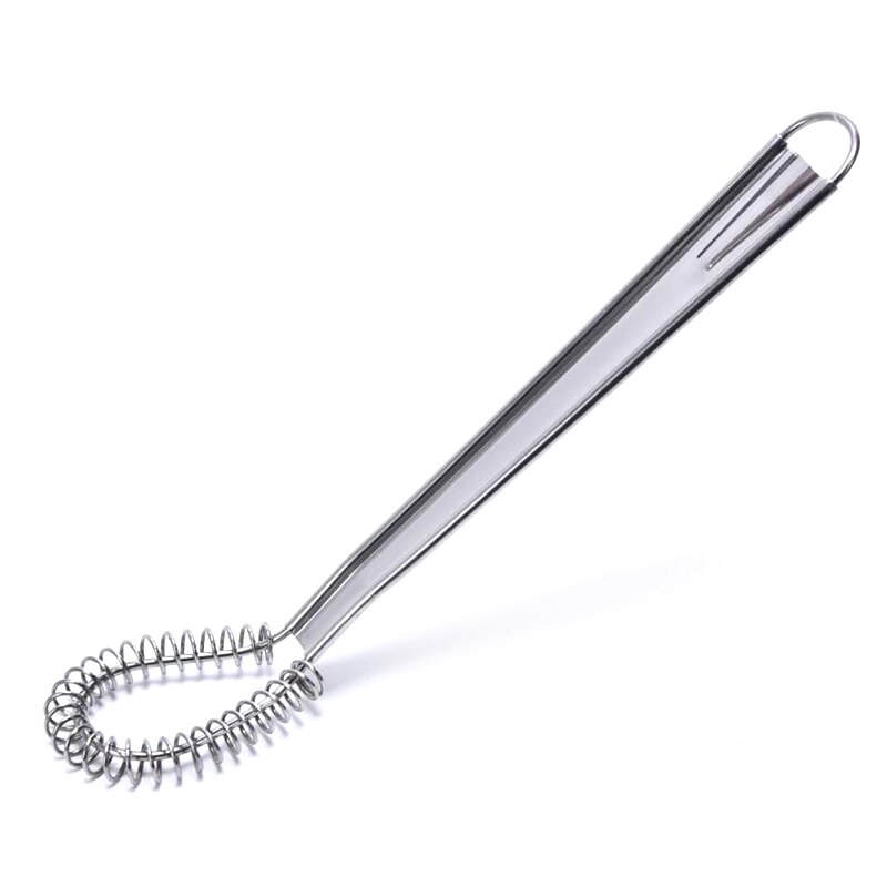 Stainless Steel Hand Spring Mixer Mini Kitchen Egg Sauce Mixer Honey Mixer Bar // Beverage Mixer/powder Mixer