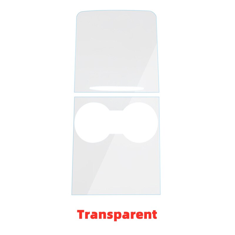 Car Central Control Panel Sticker For Tesla Model 3 Wood Center Console Accessories Model Y Interior Film Wood Grain: Transparent