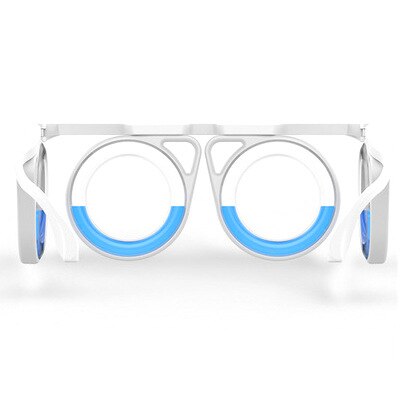 Artefacto rojo neto para niños y adultos, vehículo antimareos, avión sin lente, plegable portátil, gafas líquidas: Default Title