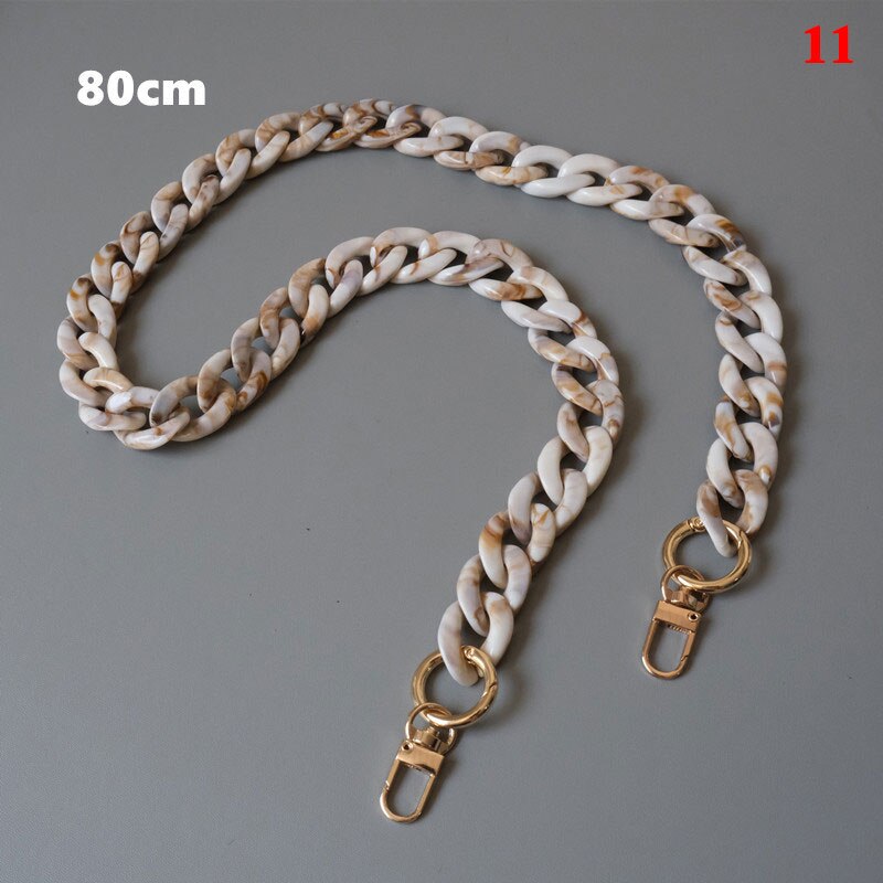 40-120cm pasek torby wystrój torby łańcuch na ramię żywica łańcuch beżowy żywica akrylowa torba na łańcuszku uchwyt żywica akrylowa łańcuch atrament beżowy łańcuch: 11
