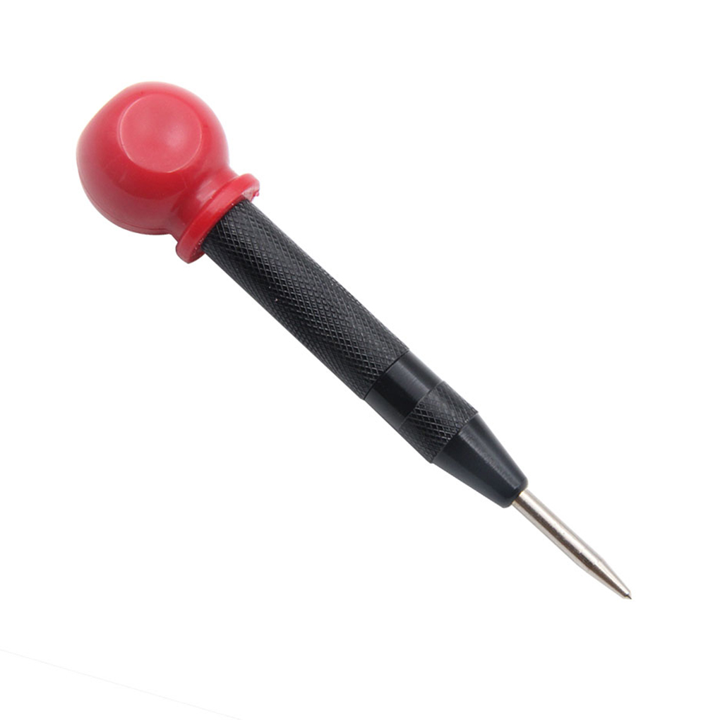 Automatic Center Punch Spring Loaded Marking Starting Holes Tools Center Pin Punch Alloy Steel Metal Wood Drilling Tool